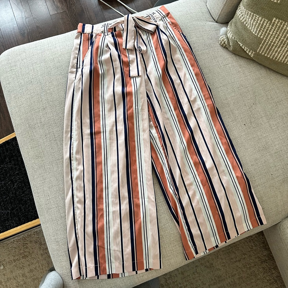 Zara Striped Culottes